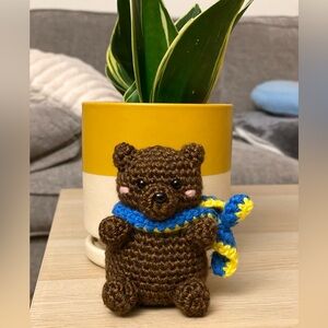 ❌SOLD❌ Crochet UCLA Bruin Bear Stuffed Animal